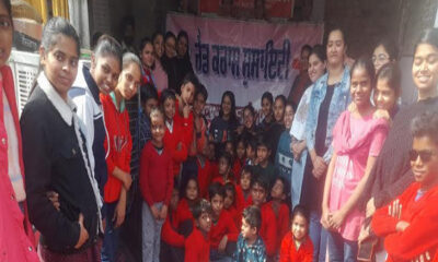 The students visited Jeet Convent School