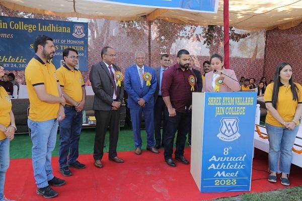 Annual Athletic Meet organized at Sri Atam Vallabh Jain College