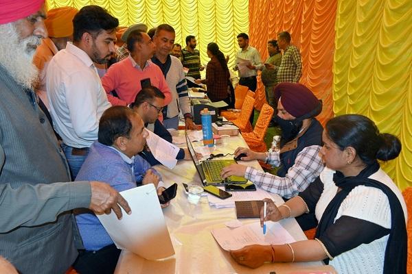 Galada issued NOC of 150 plots to the applicants during the special camp. handed over