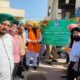 Inauguration of road construction works in Halka Atam Nagar by MLA Sidhu
