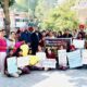 A language awareness rally was organized by the language department