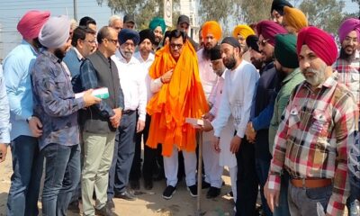 MLA Chaudhary Madan Lal Baga started road construction works in Ward No. 84