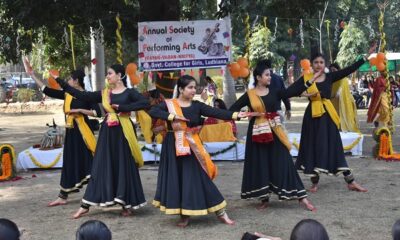 The students of this college gave a wonderful presentation of dance, song and folk dance