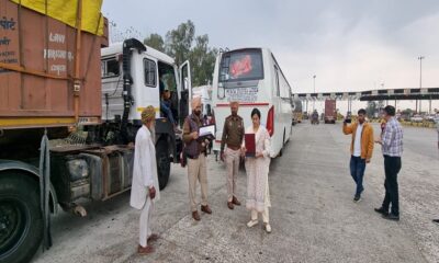 5 vehicles stopped under section 207, 4 vehicles were also challaned for violating the rules.