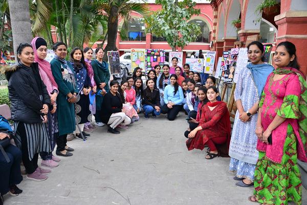 Poster presentation competition conducted at Khalsa College for Women