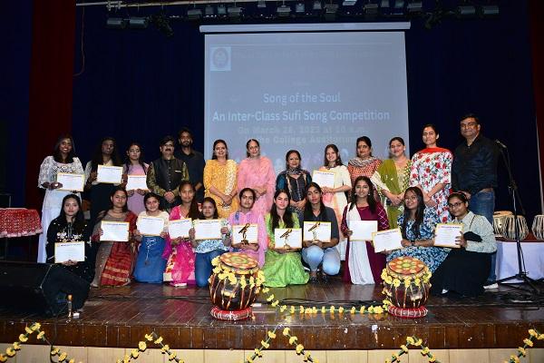 Sufi song competition organized at Khalsa College for Women