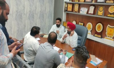 MLA Grewal Bhola meeting with municipal officials