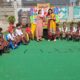 Holi atmosphere at Springdale Play School