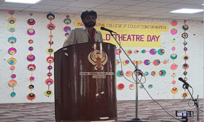 World Theater Day was celebrated at Malwa Central College