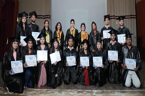 Graduation Ceremony for Certificate Courses at SCD Government College