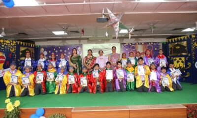 Graduation ceremony conducted for class V at BCM Arya School