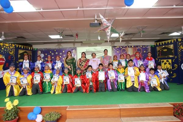 Graduation ceremony conducted for class V at BCM Arya School