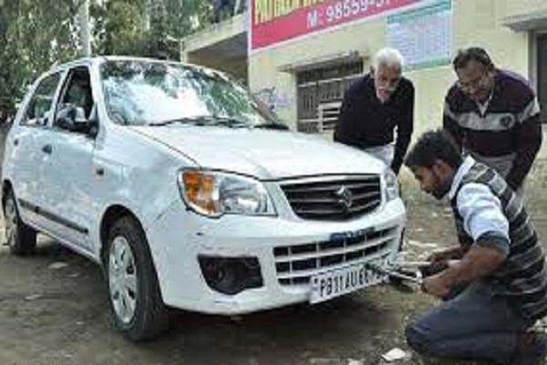 Including those not wearing high security number plates; Instructions issued by the Punjab government