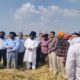 Assessment of crops damaged due to unseasonal rain by administrative officials