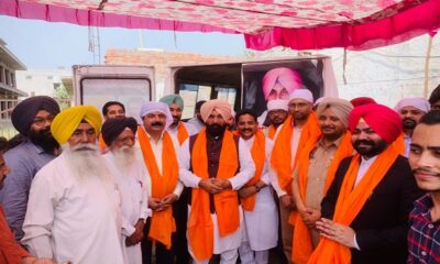 MLA Sidhu heard the problems in ward number 36 through mobile van