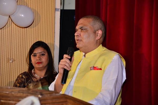 MP Arora presided over the first anniversary of Narayana E-Techno School