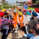 Inauguration of road construction works in ward number 44 by MLA Sidhu