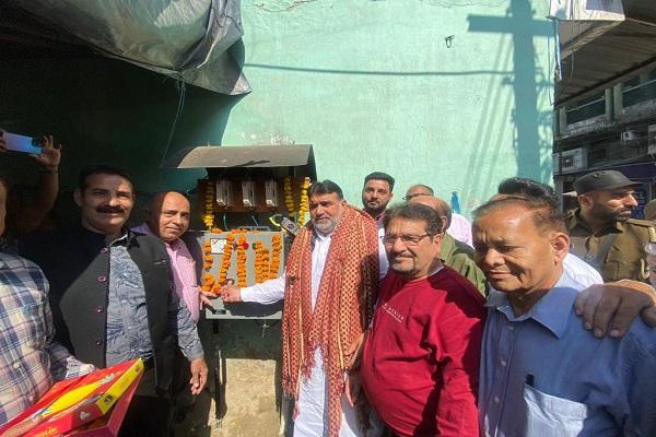 Inauguration of new tube wells at Ghati Mohalla and Daresi