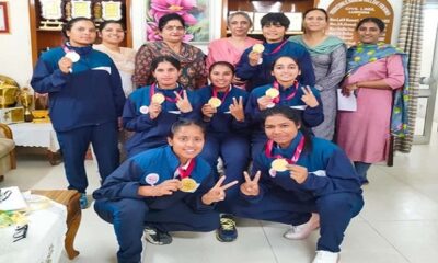 The softball team of Khalsa College for Women performed brilliantly