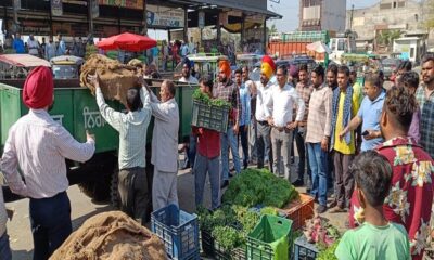 The Market Committee removed the stalls from the market roads; In possession of tarpaulins on the shore