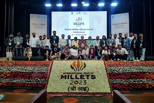 Students and experts participated in the World Millets Conference at Delhi