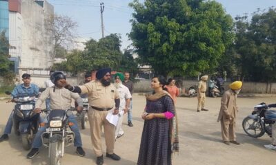 RTA Unexpected checking of driving test track by Ludhiana