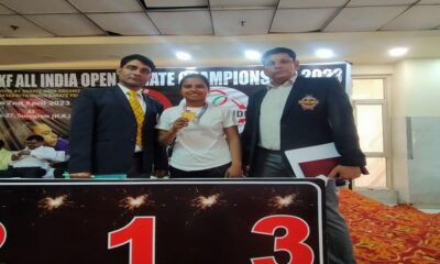 Won gold medal in All India Open Karate Championship