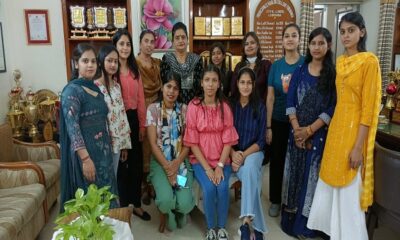 Scholarship received by 13 female students of Sanskrit department