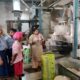 A visit to the flour mill by the children of the inclusive wing of 'Drishti' school