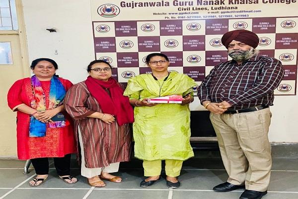 GGN Khalsa College student secured 7th position from PU