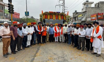Ramgarhia Foundation gave a grand welcome to the Khalsa Fateh March