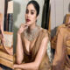 Hot pictures of Janhvi Kapoor in deep neck gown went viral