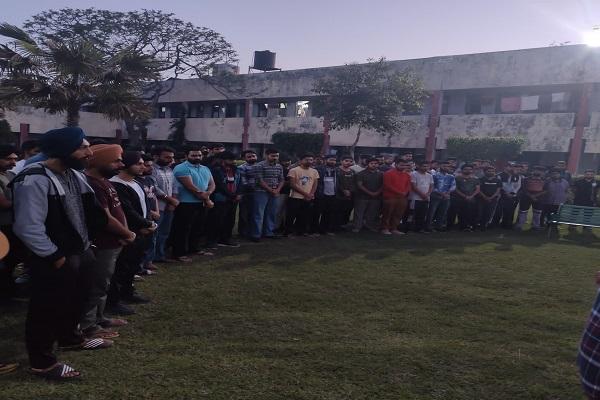 PAU A condolence meeting was held on the death of a student of