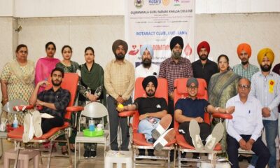 GGN Blood donation camp organized at Khalsa College