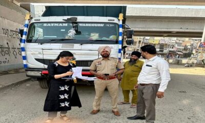 Ludhiana RTA stopped 8 vehicles during checking, 7 other vehicles were also challaned