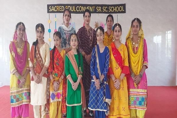 Baisakhi festival celebrated at Sacred Soul Convent School