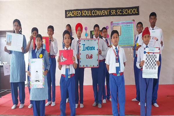Opening Ceremony of Club organized at Sacred Soul Convent School
