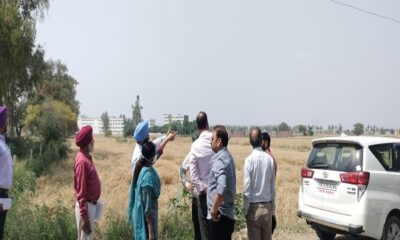 Chairman Nagar Improvement Trust held a meeting with the site selection committee