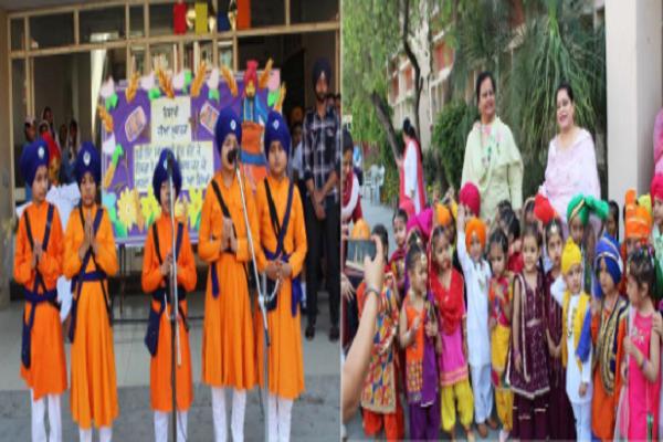 NSPS A turban tying competition organized on the occasion of Baisakhi