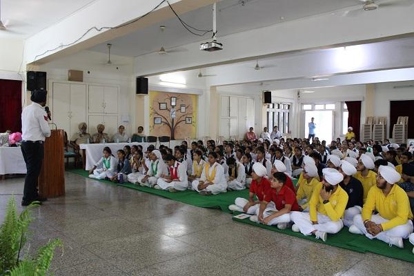 Seminar conducted on road safety for students