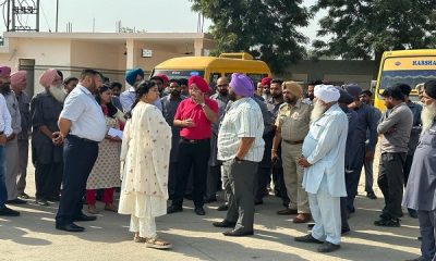 Checking of school vehicles to ensure the safety of children