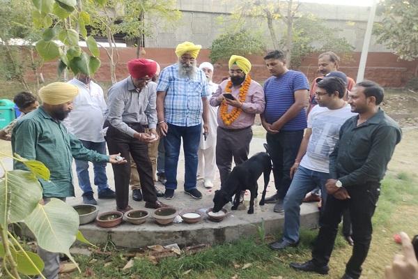 The campaign to feed water to birds is commendable - Chairman Makdar