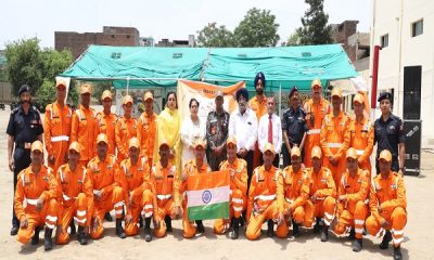 Mock drill conducted by NDRF to avoid natural calamities at Springdale