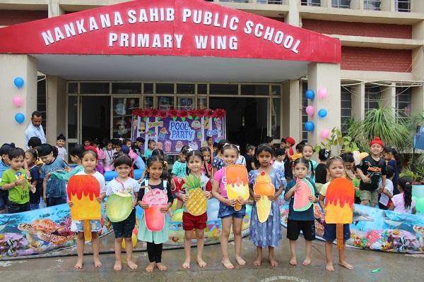 Pool party organized in Nankana Sahib School