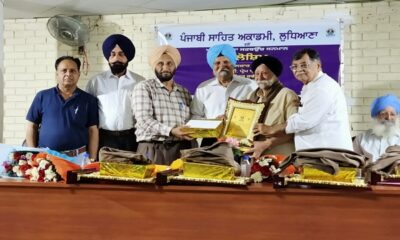 Dr. Congratulations to S. P. Singh on receiving the highest honor of the Punjabi Sahitya Akademi Fellowship