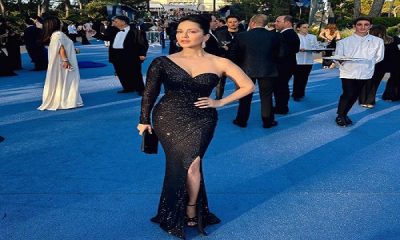 Sunny Leone wows people with her style at Cannes 2023 Amber Blue Carpet, see pictures