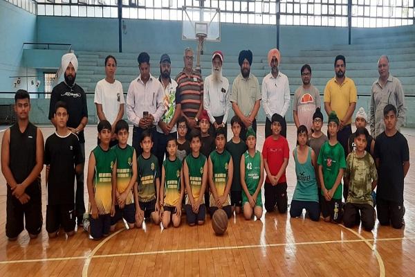 basketball, district basketball championship, basketball association, gn stadium, ludhiana