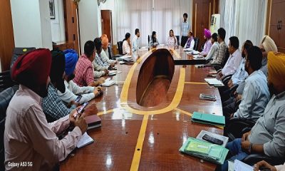 A meeting was held with the corporation officials under the leadership of MLA Chhina