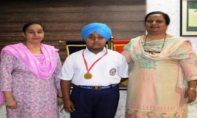Won Gold Medal in Sikh Martial Art Gatka in district level competition