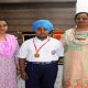 Won Gold Medal in Sikh Martial Art Gatka in district level competition